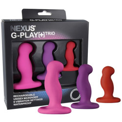 Nexus Lot de 3 Plugs vibrants G-Play Nexus